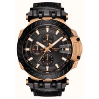 Tissot T1154273705101 Black Dial Leather Strap..