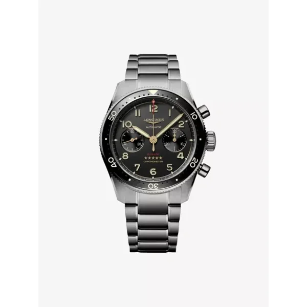 Longines Spirit Flyback L3.821.1.53.6 Black  Titanium For Men