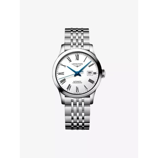 Longines Elegance Record L2.321.4.11.6 Silver Stainless Steel For Womens