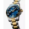 additional image for Longines Conquest HydroConquest L3.781.3.98.7 Silver Stainless Steel & Gold For Men