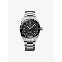Longines Spirit Zulu Time L3.802.4.53.6 Silver..
