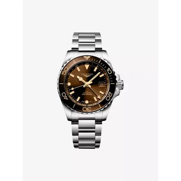Longines Conquest HydroConquest GMT L3.790.4.66.6 Silver  Stainless Steel For Men