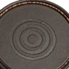 additional image for WM Brown Set Of 4 Coasters With Case / 800687