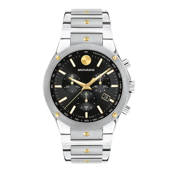 Movado SE Chronograph 0607972 Silver Stainless Steel Watches For Men