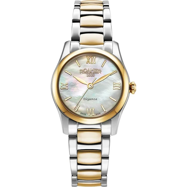 ROAMER ELEGANZA 974847_47_20_20 Silver,Gold Stainless Steel Watches For Women