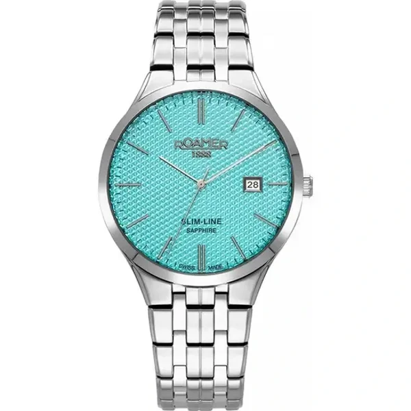 ROAMERSLIM-LINE-CLASSIC-GENTS  512833_41_05_20 Silver Stainless Steel Watches For Men