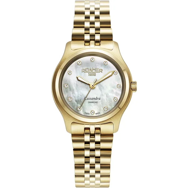 ROAMER CASSANDRA-DIAMOND 626847_48_89_20 Gold Stainless Steel  Watches For Women