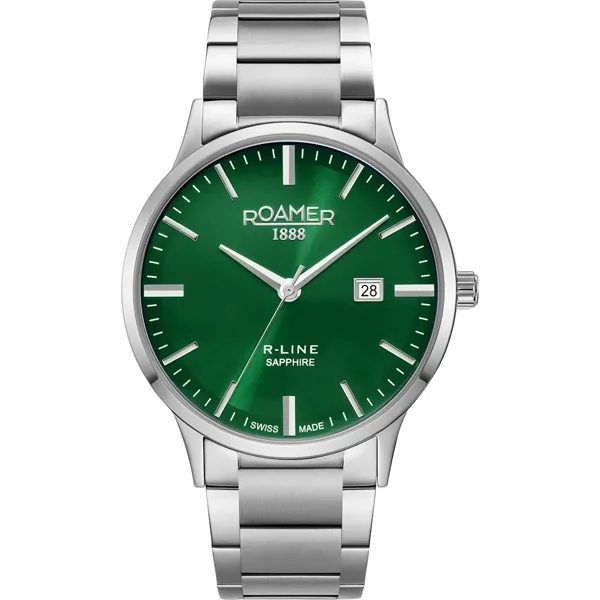 ROAMER R-LINE-CLASSIC 718833 41 75 20 Silver Stainless Steel Watches For Men