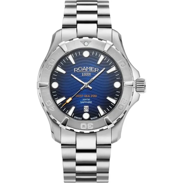 ROAMER DEEP-SEA-200_AUTOMATIC  860983_41_45_70 Silver Stainless Steel Watches For Men