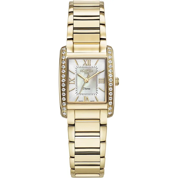 Roamer  Diana  869847_48_20_20 Gold Stainless Steel Watches For Women