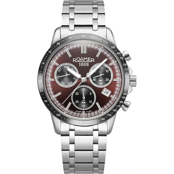 ROAMER MERCURY-CHRONO 968988_41_65_20 Silver Stainless Steel Watches For Men