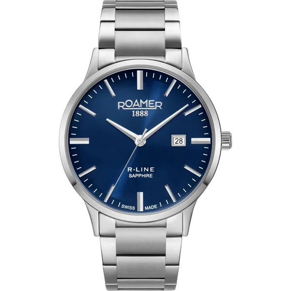 ROAMER R-LINE-CLASSIC 718833 41 45 70 Silver Stainless Steel Watches For Men