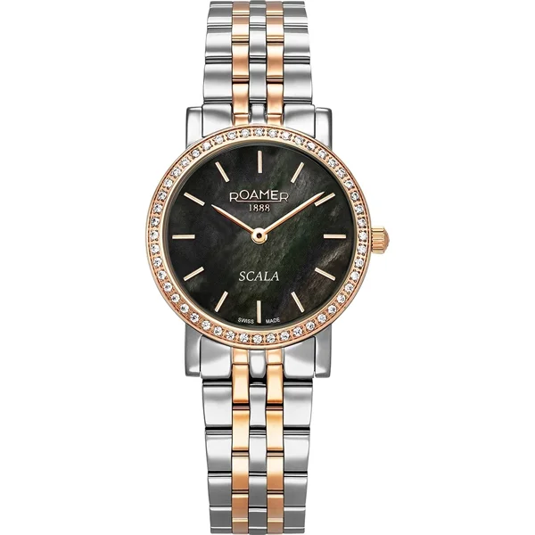 ROAMER SCALA 976830_49_80_50 Silver,Gold Stainless Steel Watches For Women