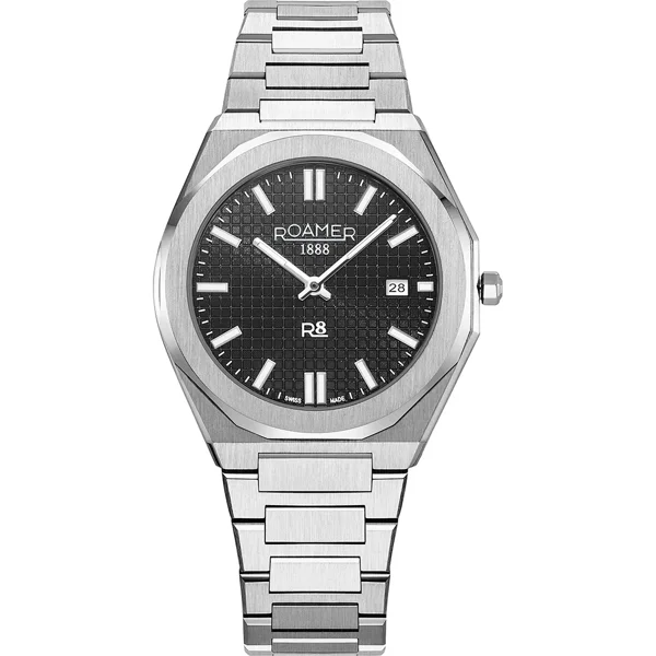 ROAMER R8_GENTS 972980_41_85_25 Silver Stainless Steel Watches For Men