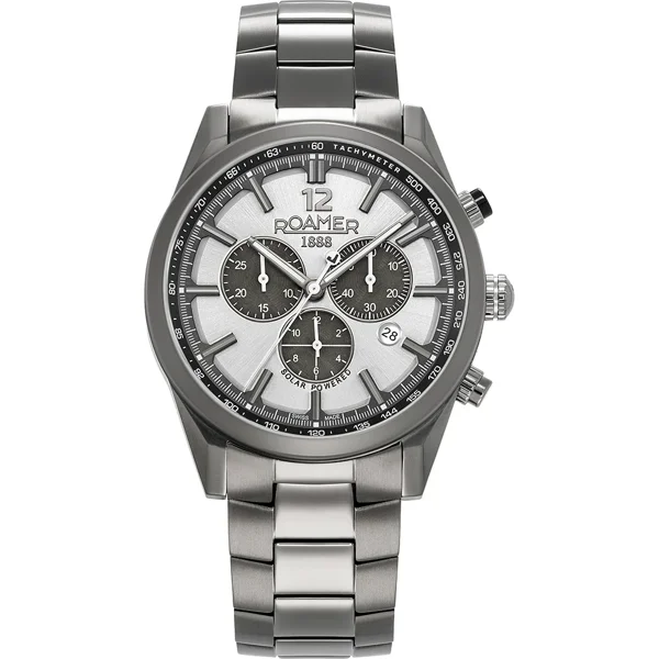 ROAMER HELIOS-POWER 973981_44_15_20 Grey Stainless Steel Watches For Men