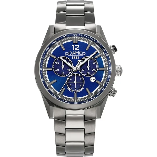 ROAMER HELIOS-POWER 973981_44_45_20 Grey Stainless Steel Watches For Men