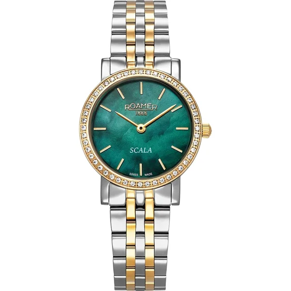 ROAMER SCALA 976830_47_70_50 Silver,Gold Stainless Steel Watches For Women