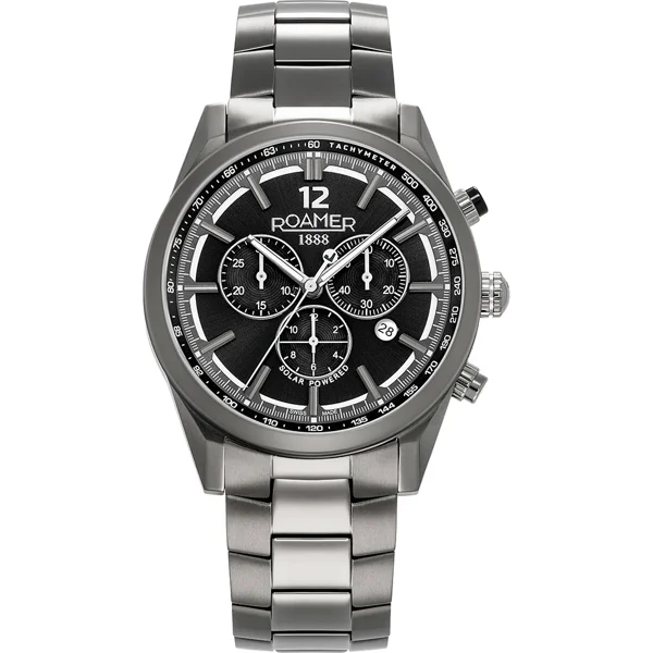 ROAMER HELIOS-POWER 973981_44_85_20 Grey Stainless Steel Watches For Men