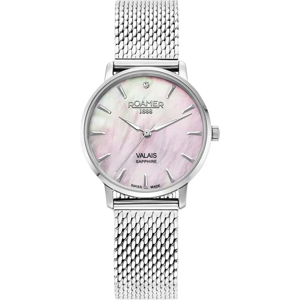 ROAMER  VALAIS SETS 989847_41_10_05 Silver Stainless Steel Watches For Women