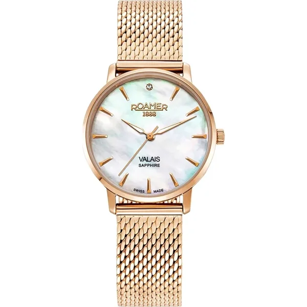 ROAMER  VALAIS SETS 989847 49 10 05 Gold Stainless Steel Watches For Women