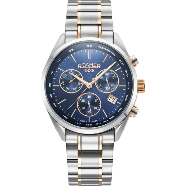 ROAMER PRO_CHRONO 993819_47_45_20 Silver,Gold Stainless Steel Watches For Men