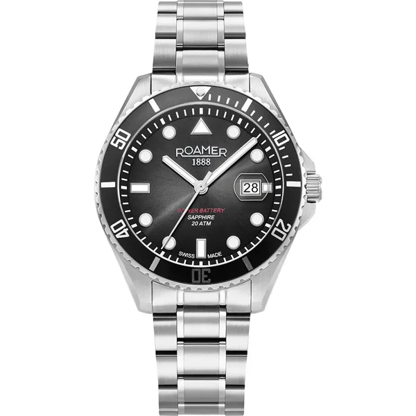 ROAMER PRO-DIVER-200 969845_41_85_20 Silver Stainless Steel Watches For Men