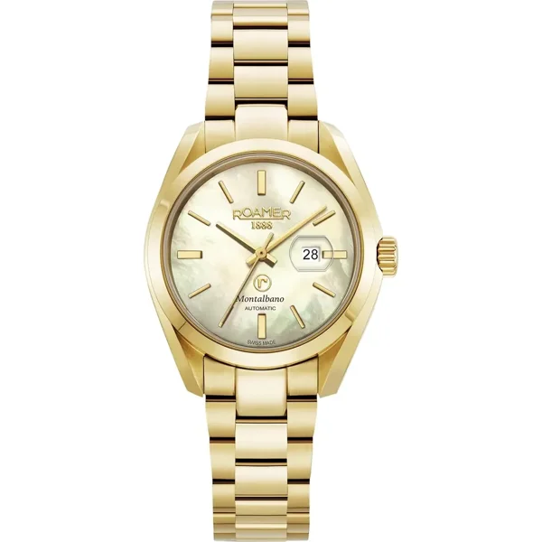 ROAMER MONTALBANO_LADIES 996990_48_30_20 Gold Stainless Steel Watches For Women