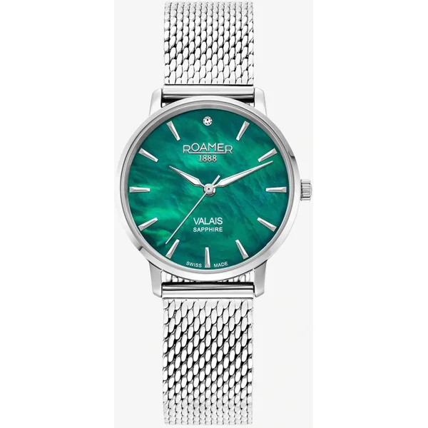 ROAMER  VALAIS SETS 989847_41_70_05 Silver Stainless Steel Watches For Women