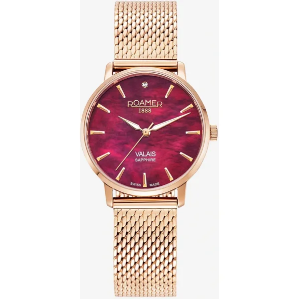 ROAMER  VALAIS SETS 989847_46_60_05 Gold Stainless Steel Watches For Women