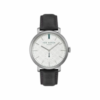 Ted Baker TE15193007 White Dial Leather Strap ..