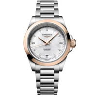 Longines Conquest L3.430.5.87.6 Silver Stainle..
