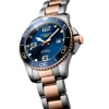 additional image for Longines Conquest HydroConquest L3.782.3.98.7 Silver Stainless Steel & Gold For Men