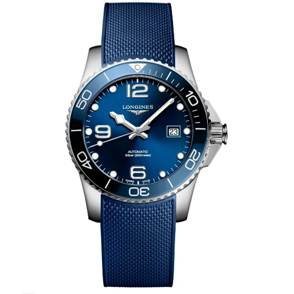 Longines Conquest HydroConquest L3.781.4.96.9 Blue Rubber For Men