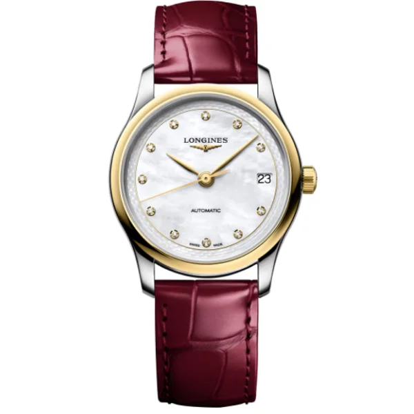 Longines Master Collection L2.450.5.87.2 Red Leather For Women