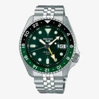 Seiko 5 Sports SKX GMT Bi-Colour Green