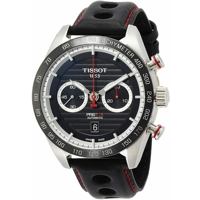 Tissot T1004271605100 Black Dial Leather Strap..
