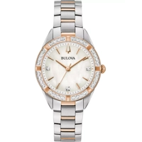 Bulova 98R281 Mother of pearl, White Stainless..