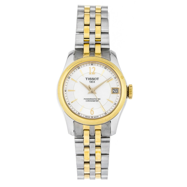 Tissot T1082082211700 White Dial Stainless Steel Strap Ballade Cosc Watch For Women