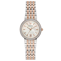 Bulova 98R280 Rosé gold, Silver, Stainless Ste..
