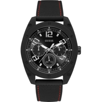 Guess W1256G1 Men's Black Silicone Strap Watches