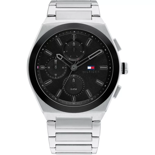 Tommy Hilfiger 1791897 Black Dial Multifunction Quartz Watches for Men