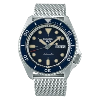 Seiko Quartz SRPD71K1 Stainless Steel Men's Bl..