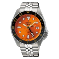 Seiko SSK005K1 Orange Stainless Steel  Watches..