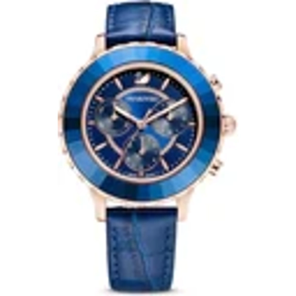 Swarovski 5563480 Gold Blue Stainless Steel Watches For Women