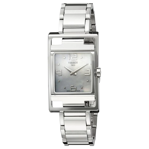 Tissot T0323091111700 Mother of Pearl Dial Stainless Steel Strap Quartz Simple Watch For Women