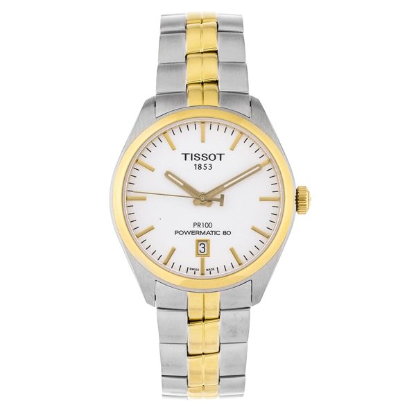 Tissot T1012072203100 Silver Dial Stainless Steel Automatic Watch For Women