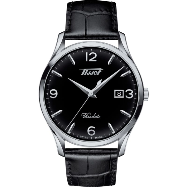 Tissot T1184101605700 Men's Black Leather Watches