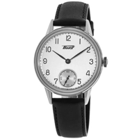 Tissot T1194051603700 Silver Dial Leather Stra..