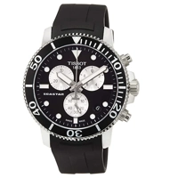 Tissot T1204171705100 Men's Black Rubber Strap..