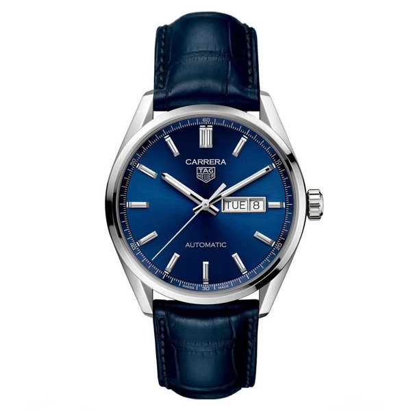 TAG Heuer WBN2012.FC6502 Blue Leather   Watches for Men
